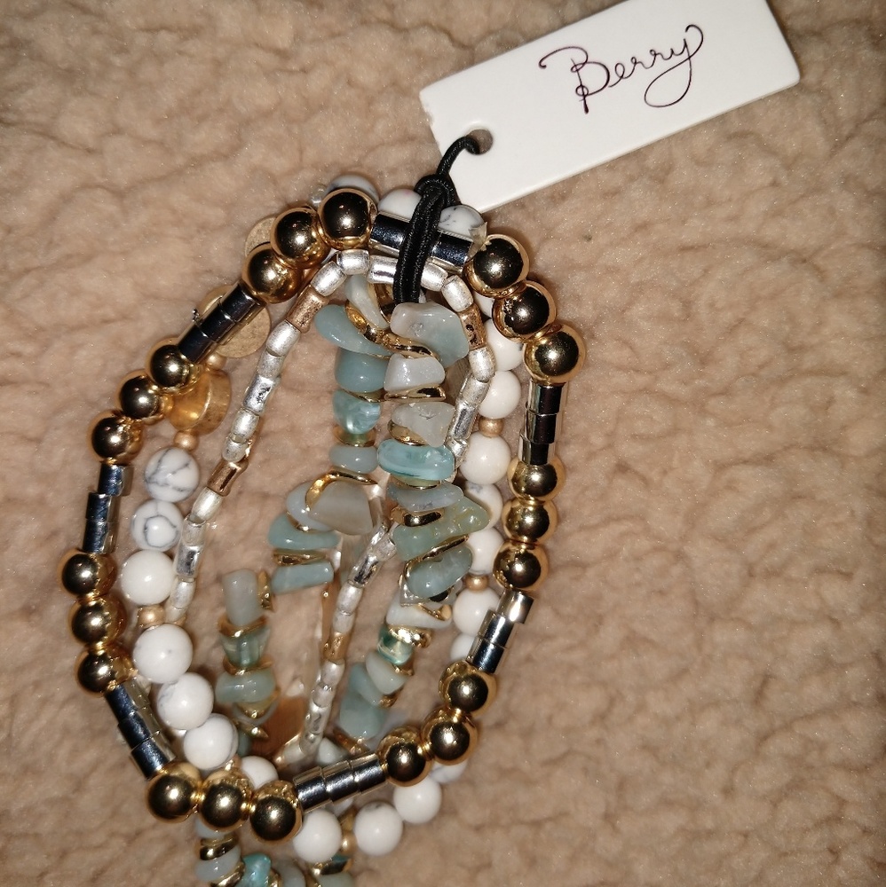 Bracelets with enamel beads